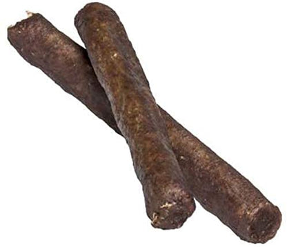 Loving Pets 9 Pack of Bullish Sticks Dog Treats, 10 Inch, Longer-Lasting Bull Stick Alternative