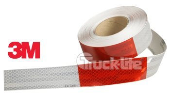 Trucklite 98127 REFLECTIVE TAPE 2 X 150 ROLL REDWHITE