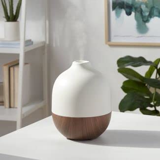 300ml Woodgrain Oil Diffuser White/Brown - Project 62