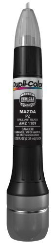 Dupli-Color AMZ1109 Brilliant Black Mazda Exact-Match Scratch Fix All-in-1 Touch-Up Paint - 0.5 oz. by Dupli-Color