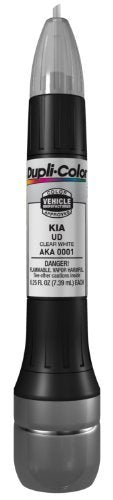 Dupli-Color AKA0001 Clear White Kia Exact-Match Scratch Fix All-in-1 Touch-Up Paint - 0.5 oz. by Dupli-Color