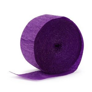 American Balloon Company Purple - Crepe Streamer - 23 Yards