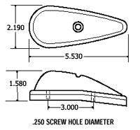 Truck-Lite 26765R Model 26 Rubber Mount Bulb Replaceable Red Lens