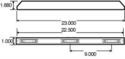 Truck-Lite LED Model 35 ID Bar Aluminum 35741R