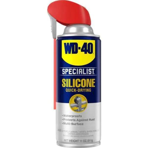 WD-40 300012 Specialist Silicone Spray Smart Straw - 11 oz. - 6 Pack