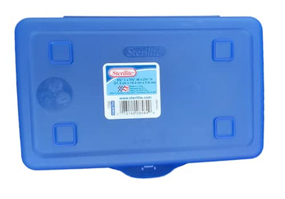 Sterilite Pencil Box, Blue