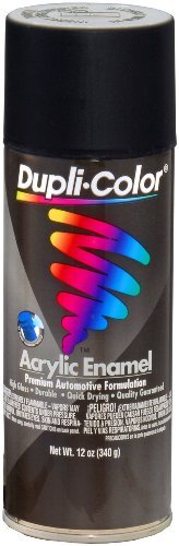 Dupli-Color DA1603 Semi-Gloss Black General Purpose Acrylic Enamel - 12 oz. Color: Semi-Gloss Black, Model: DA1603, Outdoor&Repair Store