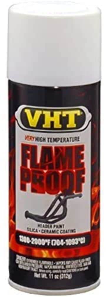 Vht Extreme High Temperature Coating Flat White Primer 11 Oz. Aerosol - Lot of 6