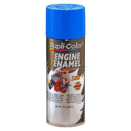 Dupli-Color Engine Enamel With Ceramic Ford Blue 12 Oz. Aerosol - Lot of 6