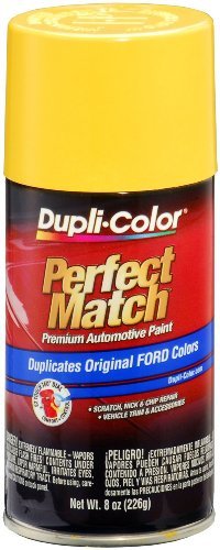 Dupli-Color BFM0363 Chrome Yellow Ford Exact-Match Automotive Paint - 8 oz. Aerosol Size: 8 Ounce Aerosol Color: Chrome Yellow, Model: BFM0363, Car & Vehicle Accessories / Parts