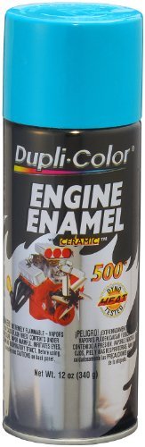 Dupli-Color DE1643 Ceramic Torque 'N' Teal Engine Paint - 12 oz. Color: Torque 'N' Teal, Model: DE1643, Car & Vehicle Accessories / Parts