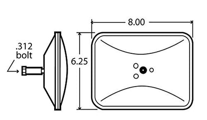 Truck-Lite (97603 Convex Mirror