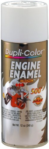 Dupli-Color DE1602 Ceramic Universal White Engine Paint - 12 oz. Color: Universal White, Model: DE1602, Outdoor&Repair Store