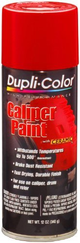 Dupli-Color BCP100 Red Brake Caliper Aerosol - 12 oz. Color: Red, Model: BCP100, Car & Vehicle Accessories / Parts