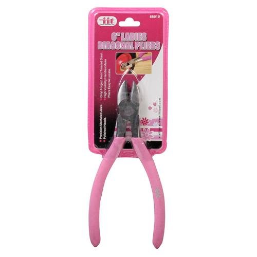 IIT 88010 Ladies Pink 6-Inch Diagonal Pliers