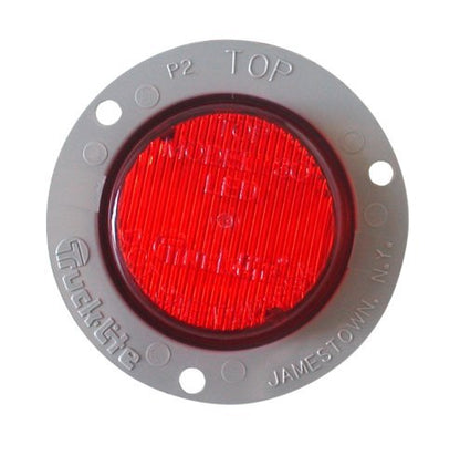 Truck-Lite Red, Model 30 LED Marker & Clearance Lamp w/Gray Flange 12v 30251R