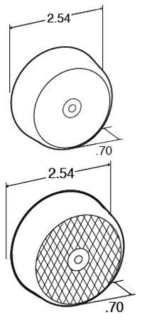 Truck-Lite Red Red, 10 Series 2-1/2'' Marker & Clearance Grommet Kit Pack of 10 Red 10519R