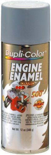 Dupli-Color DE1612 Ceramic Gray Engine Paint - 12 oz. Color: Gray Engine, Model: DE1612, Outdoor & Hardware Store