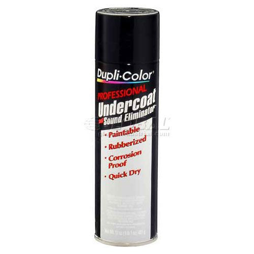 Dupli-Color Professional Undercoat With Sound Eliminator Black 17 Oz. Aerosol - Lot of 12