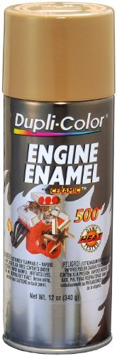 Dupli-Color DE1638 Ceramic Cummins Beige Engine Paint - 12 oz. Color: Cummins Beige, Model: DE1638, Outdoor & Hardware Store