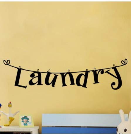 Blondee's Laundry Room Wall Decal Quote Removable Wall Sticker