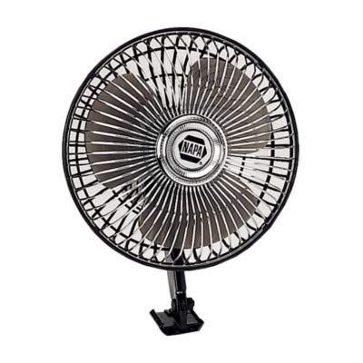 Oscillating 6 inch Dash Fan with Remote Switch High Efficiency Motor