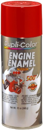 Outdoor Dupli-Color DE1632 Ceramic Chrysler Industrial Red Engine Paint - 12 oz