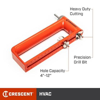 CRESCENT - Circle Cutting Tool,Crescent Hvac (CTHOLECUT)