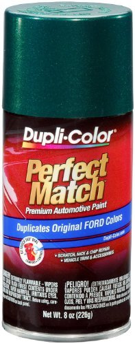 Dupli-Color BFM0327 Deep Jewel Green Metallic Ford Exact-Match Automotive Paint - 8 oz. Aerosol Size: 8 Ounce Aerosol Color: Deep Jewel Green Metallic, Model: BFM0327, Car & Vehicle Accessories / Parts