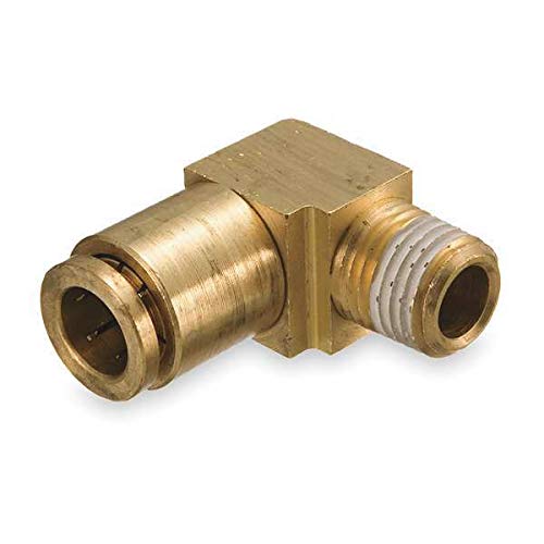 Eaton Weatherhead Male Elbow, 3/8-18, 3/8 in Tube Sz
