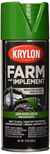 Krylon Farm & Implement Paint Aerosol Tractor Green, 12 Fl Oz (Pack of 1)