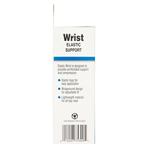 Flex Aid Wrist Support Wrap- Elastic Support with Loop- Wrist Brace for Carpal Tunnel, Arthritis, Tendonitis, Exercise, Weight Lifting, Calisthenics and More- One Size