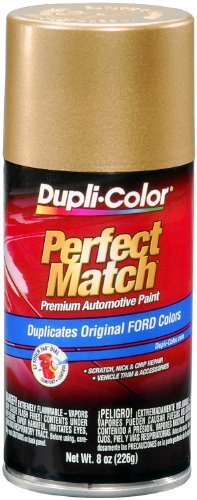 Dupli-Color BFM0351 Sunburst Gold Metallic Ford Exact-Match Automotive Paint - 8 oz. Aerosol Size: 8 Ounce Aerosol Color: Sunburst Gold Metallic, Model: BFM0351, Car & Vehicle Accessories / Parts