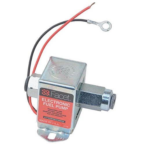 40185 Facet Cube Solid State Fuel Pump, 12 Volt, 9.0-11.5 PSI, 32 GPH