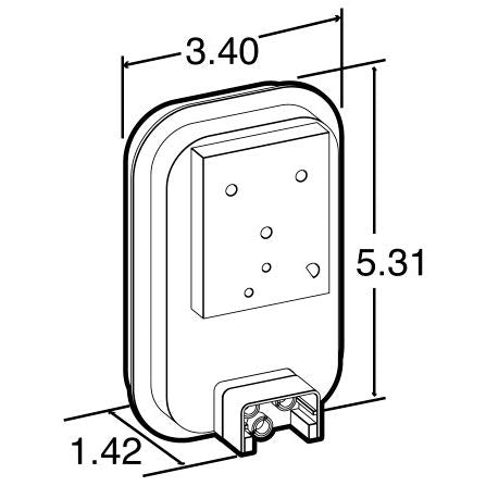 Truck-Lite 45022R Stop/Tail Lamp Grommet Kit