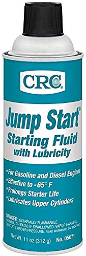 CRC 05671 Jump Start Starting Fluid with Lubricity - 11 Wt Oz. (6 Pack)