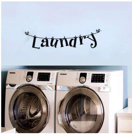 Blondee's Laundry Room Wall Decal Quote Removable Wall Sticker