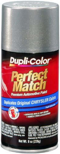 Dupli-Color BCC0417 Bright Platinum Metallic Chrysler Exact-Match Automotive Paint - 8 oz. Aerosol Size: 8 Ounce Aerosol Color: Bright Platinum Metallic, Model: BCC0417, Car & Vehicle Accessories / Parts