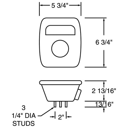 Truck-Lite Multi-Function w/ TPE Housing, Bulb Replaceable TL 5013