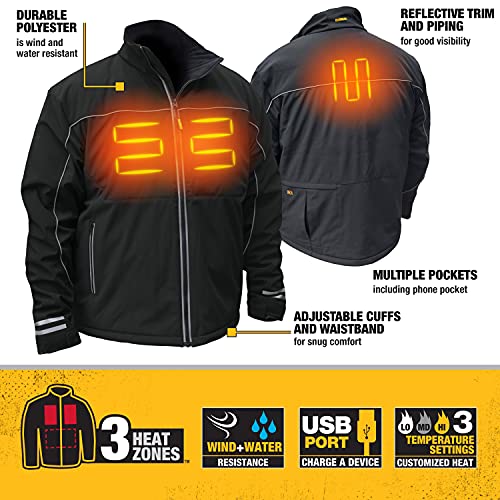 DEWALT Heated Lightweight Soft Shell Jacket DEWALT Heated Lightweight Soft Shell Jacket Kit