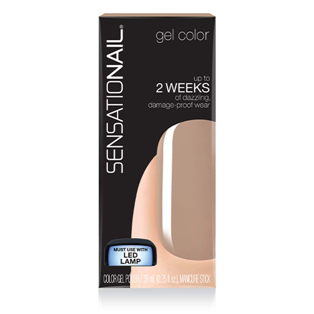 SensatioNail by Nailene Color Gel Polish, Taupe Tulips, .25 fl oz