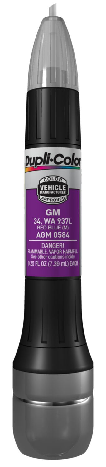 Dupli-Color AGM0584 Metallic Red Blue General Motors Exact-Match Scratch Fix All-in-1 Touch-Up Paint - 0.5 oz.