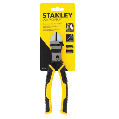 STANLEY Pliers, Control Grip, Compound Action, Diagonal Cutting (STHT74915)