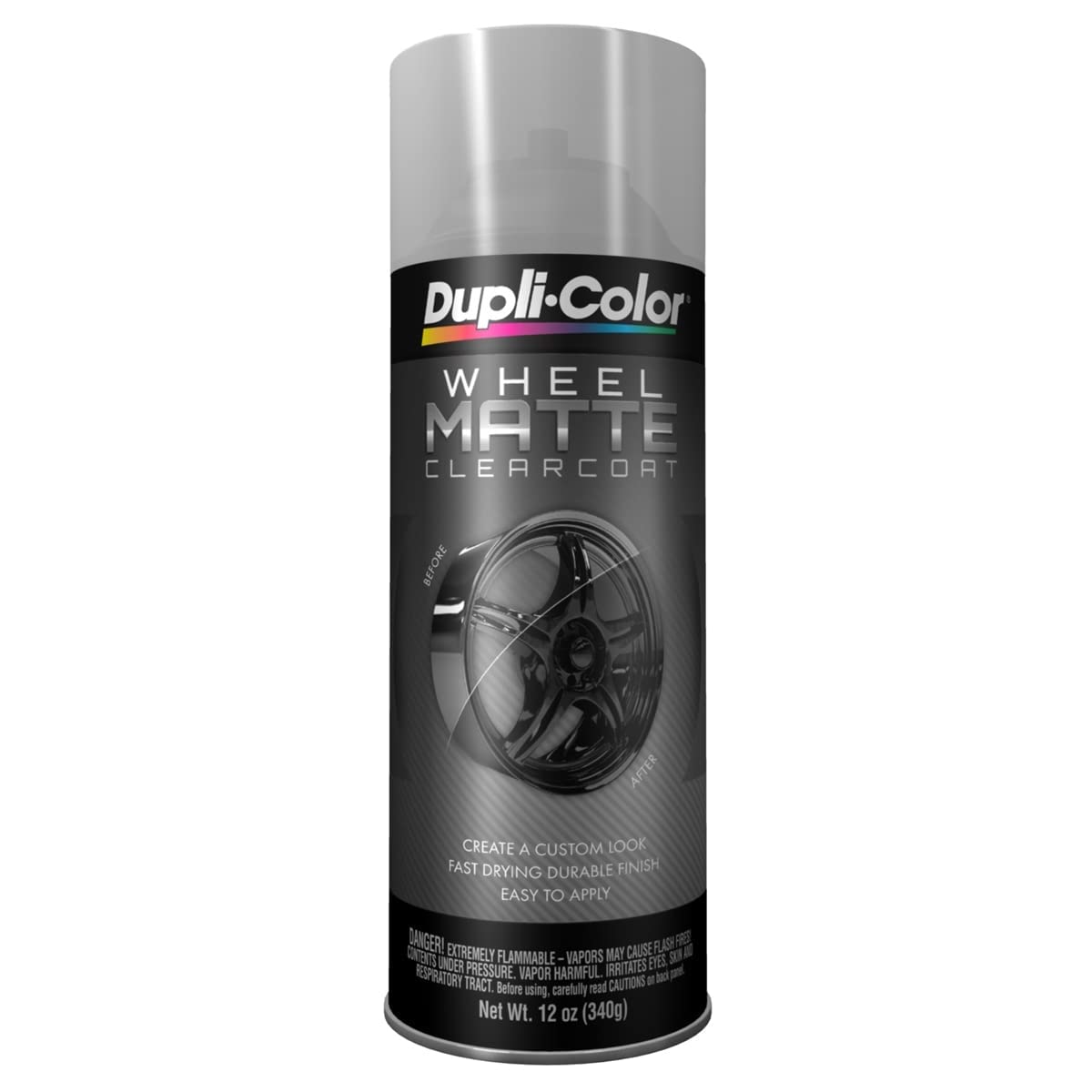 Dupli-Color HWP106 Matte Clearcoat High Performance Wheel Paint - 12 oz. … (6 Pack)