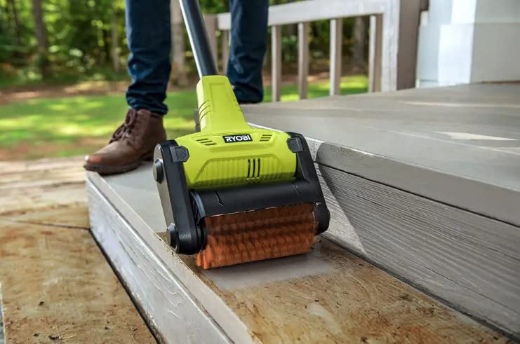 RYOBI - ONE+ 18V Cordless Battery Outdoor Patio Sweeper (Tool Only) - P2904BTL