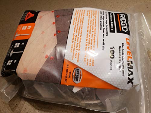 Ridgid LevelMax tile anti-lippage and spacing system 100