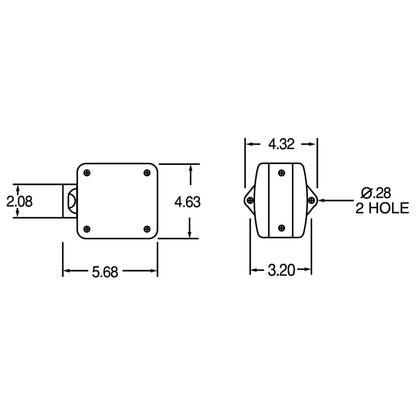 Truck-Lite (4855) Dual Face Turn Signal Lamp