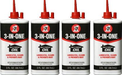 3-IN-ONE 10135 Multi-Purpose Oil, 3 oz. (Pack of 4)