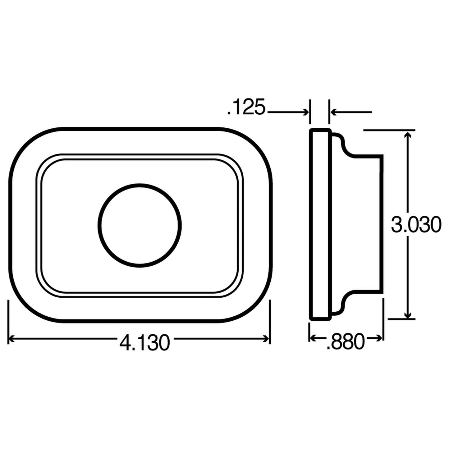 Truck-Lite Genuine Truck-Lite Lamp Grommet - 14701