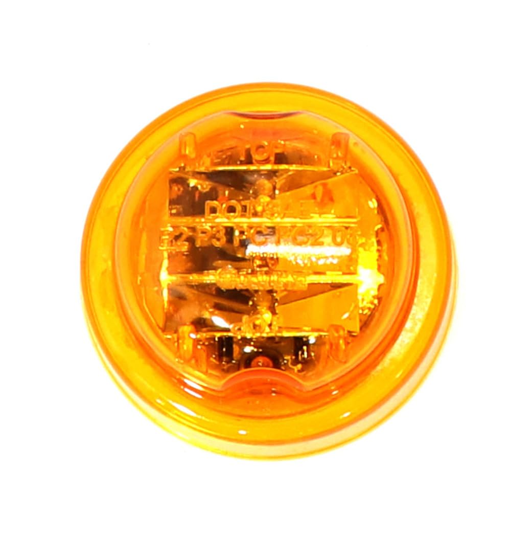 Truck-Lite Clearance/Marker Lamp (Front)(Amber LED) for 2019 Ford E-Series, Stripped, 2019-2021 Ford F-59, Stripped, 2020-2021 Freightliner MT45 - 10275Y